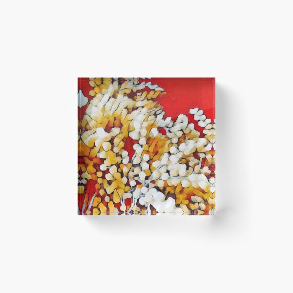 Item preview, Mimosa Flower Abstract Art designed and sold by Elenia Design.