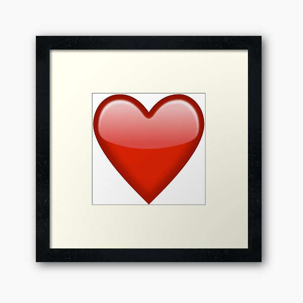 Emoji Framed Prints Redbubble - roblox emoji broken heart