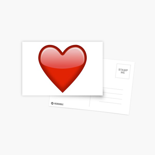 Postkarten Emoji Redbubble