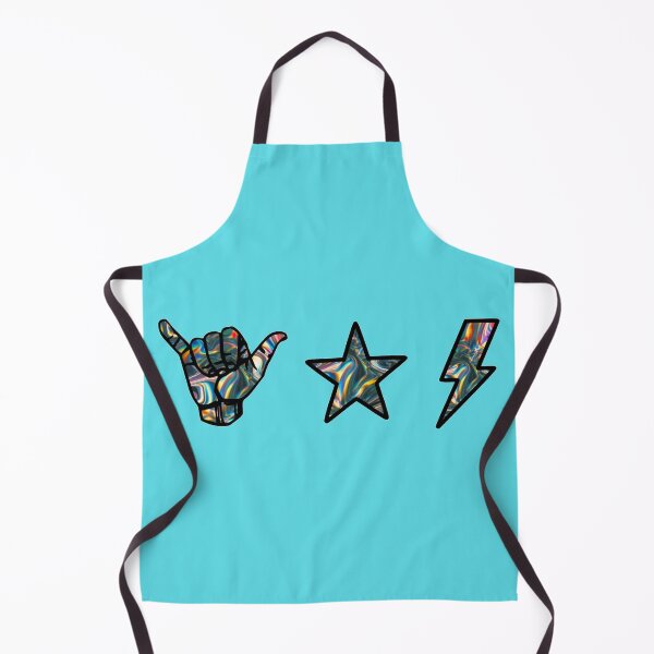 Item preview, holographic shaka, star and lightning sticker pack designed and sold by samantha brachman.