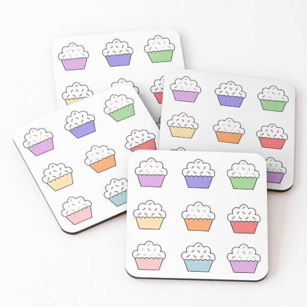 Item preview, Rainbow Sprinkled Cupcakes  designed and sold by byink.