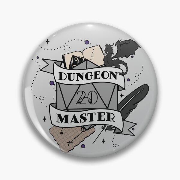 D20 Dungeon Master Pin