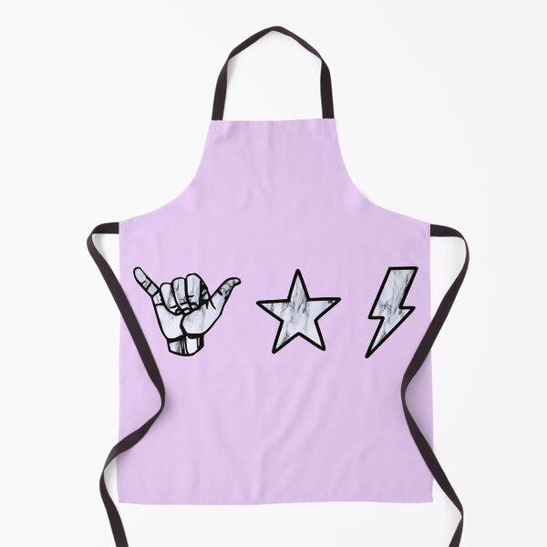 Item preview, marble shaka, star and lightning sticker pack designed and sold by samantha brachman.
