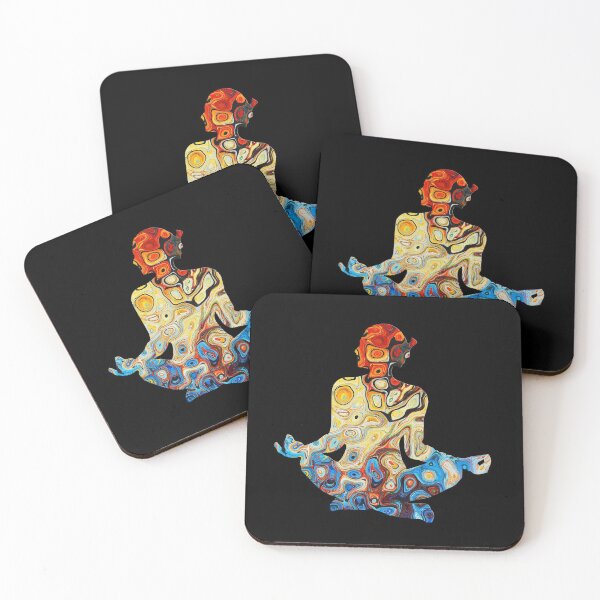 Item preview, Baby Yoga Easy Pose Asana Zen Meditation Yogini Vintage Mindfulness Mantra designed and sold by Bragamontes.