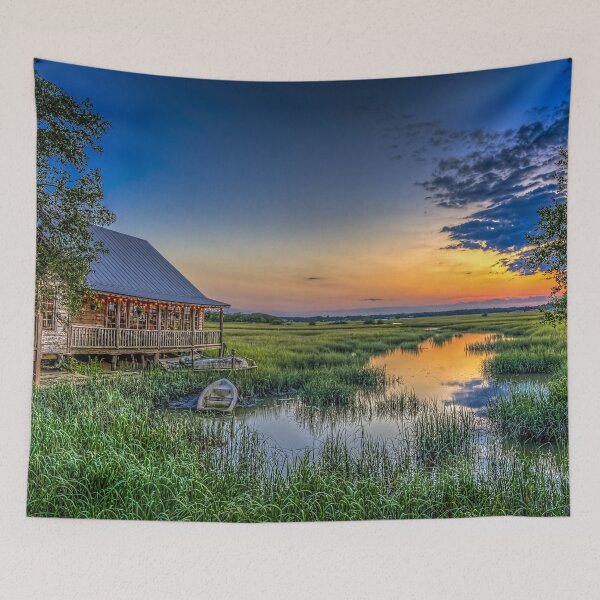 Item preview, Sunset at Saltwater Cowboys designed and sold by Steven Kight.
