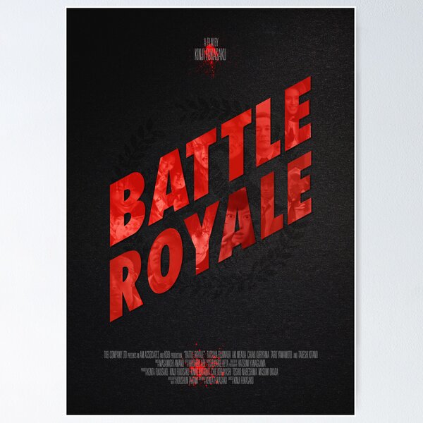Movie poster for a realistic fortnite battle royale film on Craiyon