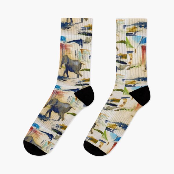 Item preview, The running elephant enjoys freedom designed and sold by Lillian Berthel.