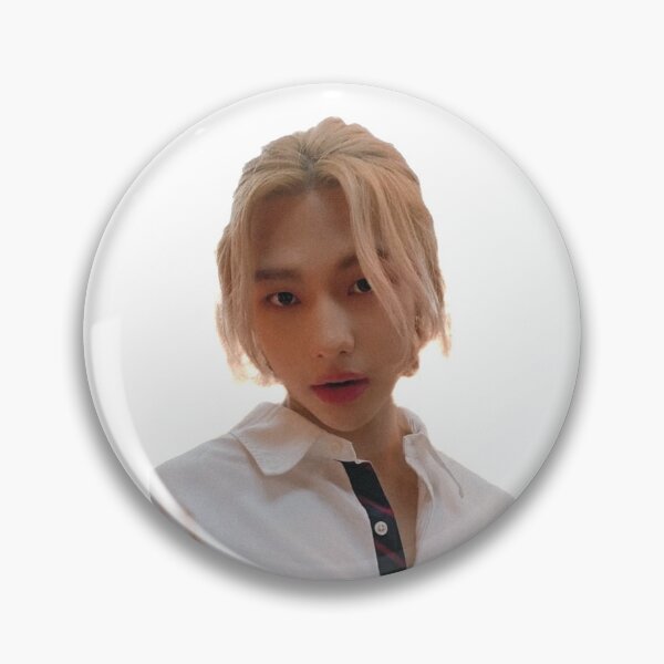 Item preview, Blonde Hyunjin Sticker designed and sold by savvy810.