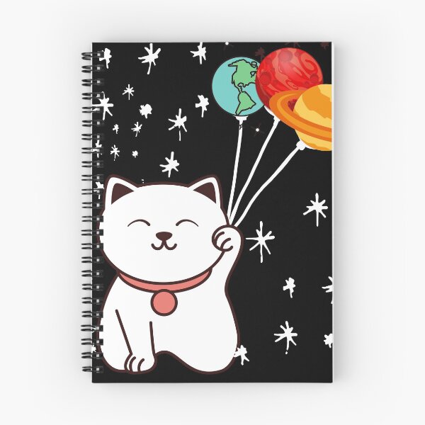 Item preview, Cute cat - Planets  designed and sold by CINE-STORE.