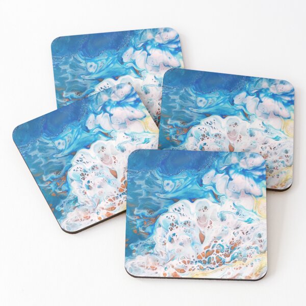 Item preview, Great Sea Waterpaint Blue Beach Ocean designed and sold by mr-var.