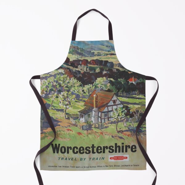 Item preview, Railway Poster Worcestershire designed and sold by stickart-marek.