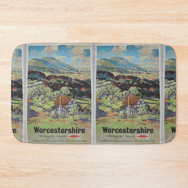 Item preview, Railway Poster Worcestershire designed and sold by stickart-marek.