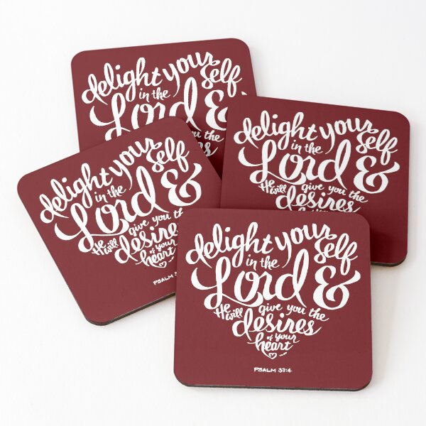 Item preview, Delight yourself in the Lord Psalm 37:4 designed and sold by KA DESIGNS.