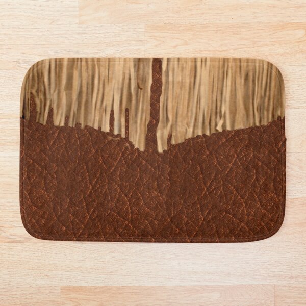 Artikelvorschau, 2 TONE BROWN LEATHER / SUEDE WESTERN SHIRT  entworfen und verkauft von Tim Forder.