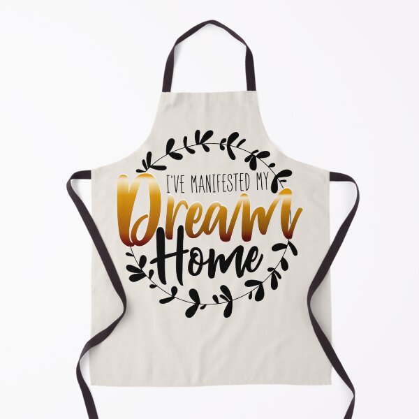 Item preview, I've Manifested My Dream Home Black Gold Affirmation Slogan designed and sold by JessicaAmber.