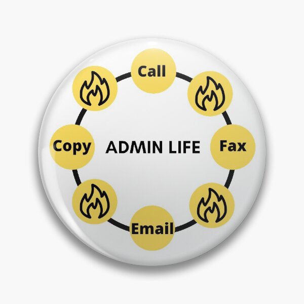 Item preview, Administrator Office Fire Fighter Yellow Funny Appreciation - Unisex designed and sold by Graphicpurpose.