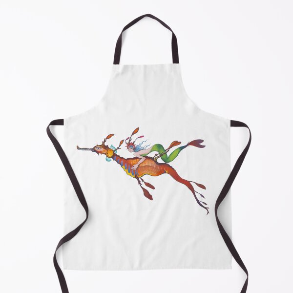 Item preview, Decorated series: Weedy Sea dragon with rider. designed and sold by Jennifer Rowlands.