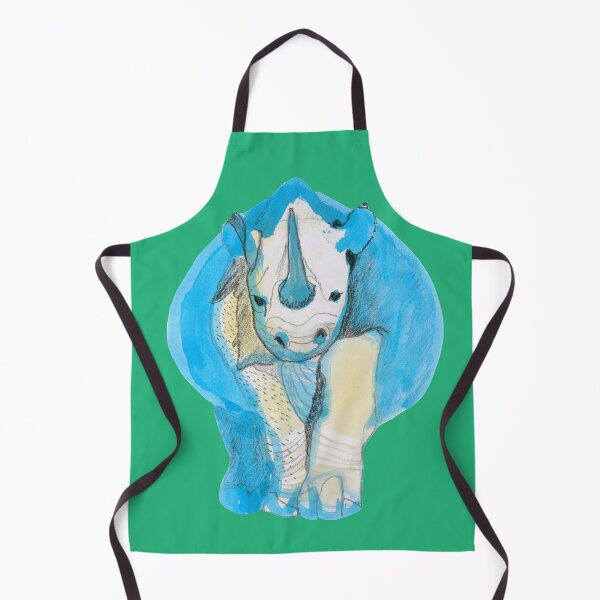 Item preview, Fearless rhinoceros stare down designed and sold by InspiredCutenes.