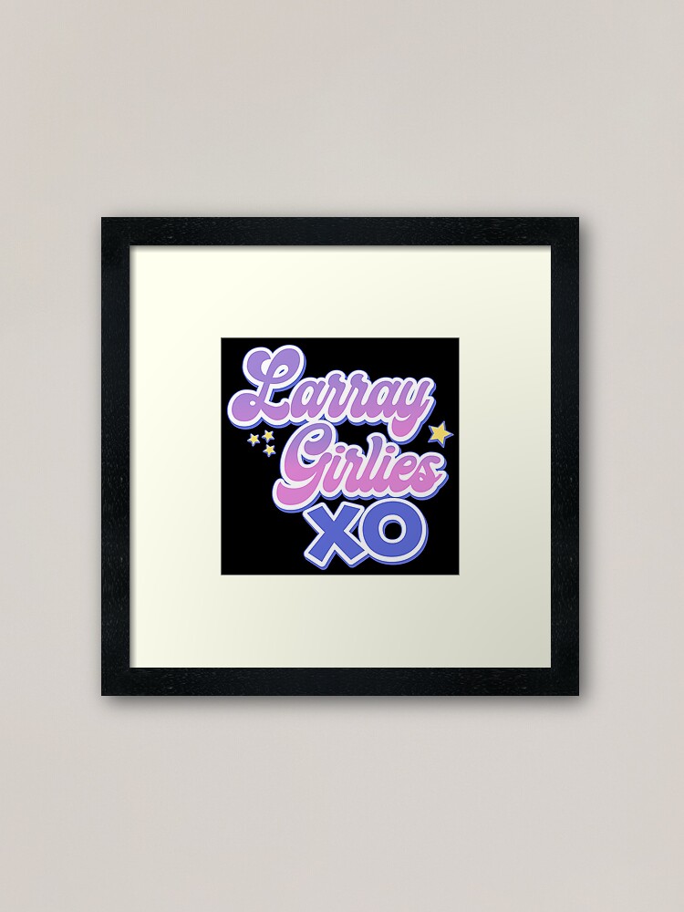 "Larray Girlies xo" Framed Art Print for Sale by MisterPlop Redbubble