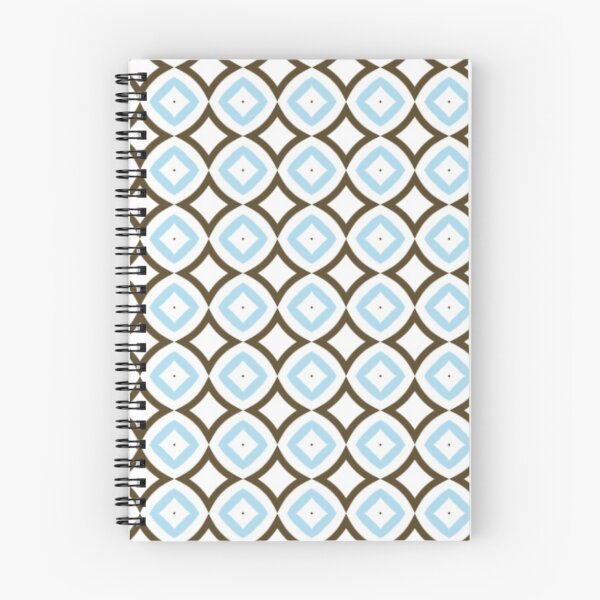 Item preview, Cute Blue and Brown Pattern designed and sold by Poetic Patterns Studio.