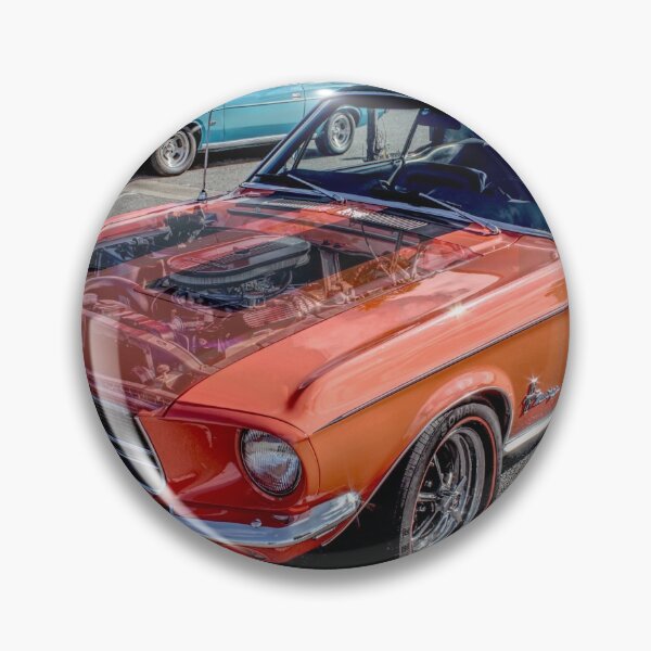Item preview, Misted bonnet Ford Mustang in orange designed and sold by Cars around Adelaide.