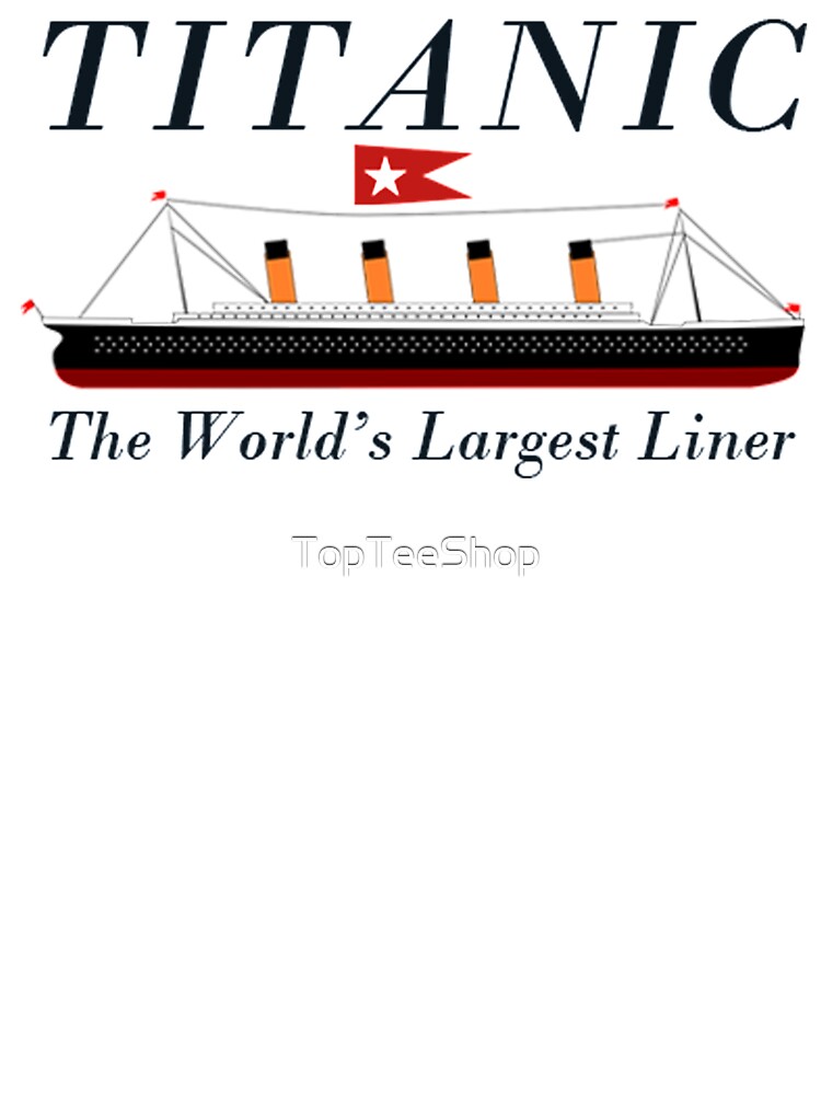 Titanic T-Shirt Vintage Cruise Ship Atlantic Ocean Voyage Titanic T-Shirt Vintage Cruise Ship Atlantic Ocean Voyage