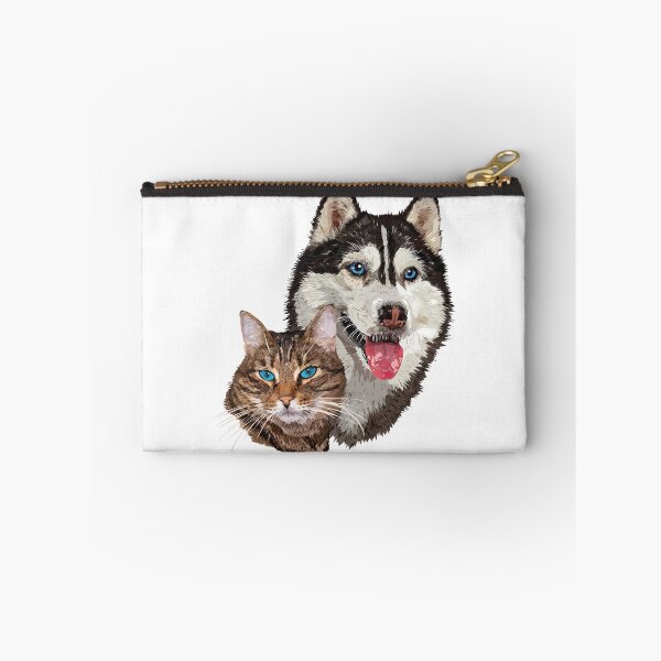 Aperçu de l'œuvre Chat et husky créée et vendue par obscurite.