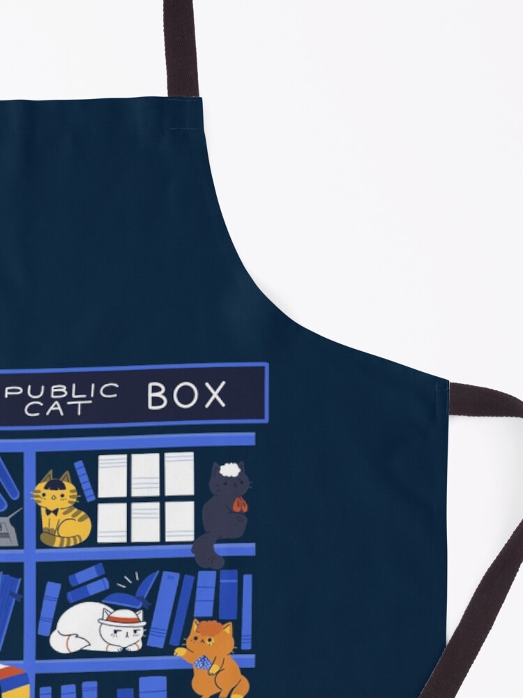 Thumbnail 3 of 6, Apron, Library Box Who designed and sold by TaylorRoss1.