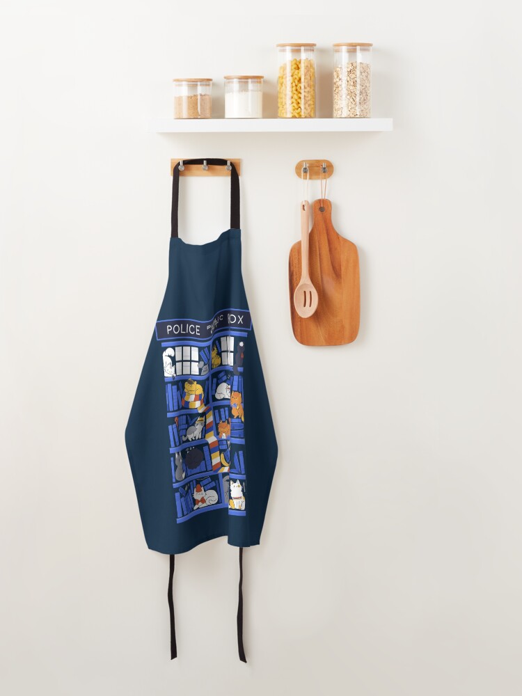 Thumbnail 4 of 6, Apron, Library Box Who designed and sold by TaylorRoss1.
