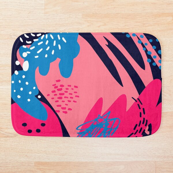 Item preview, Modern abstract summer shapes drawing Mid century art designed and sold by Polanika.