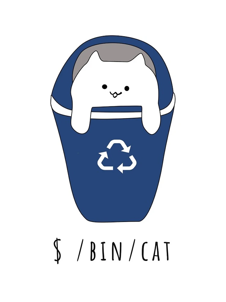 Thumbnail 4 of 4, iPhone Case, $ /bin/cat Linux Command Line Cat designed and sold by coder-kitty.