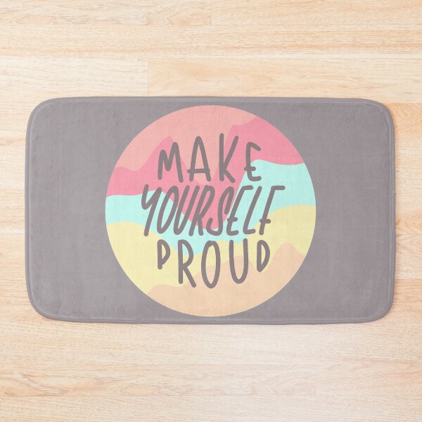 Item preview, Make Yourself Proud | Retro Pastel Quote designed and sold by CarlosAlberto.