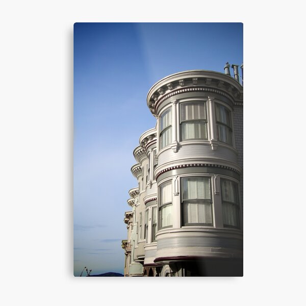 SF Street Metal Print