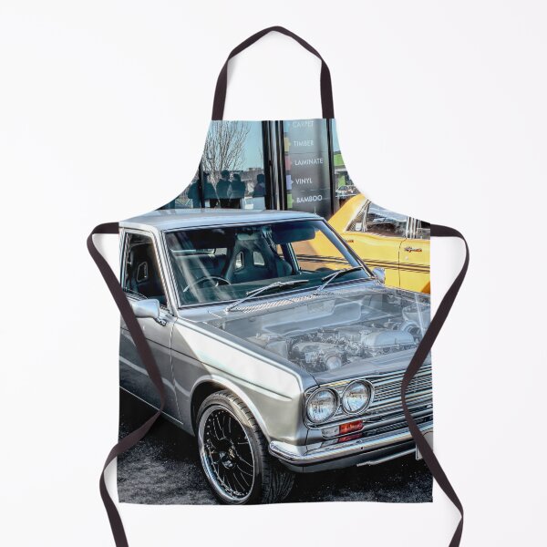 Item preview, Misted bonnet Silver Datsun 1600 sedan 02 designed and sold by Cars around Adelaide.
