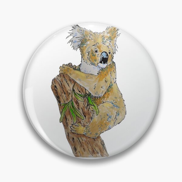 Item preview, Koala with Eucalyptus Leaves designed and sold by KittyKez.