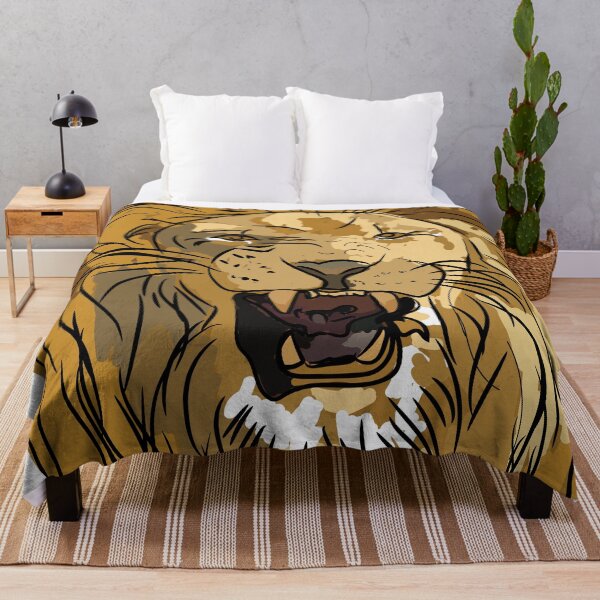 Item preview, Roaring lion head poster | Roaring lion head painting  designed and sold by KARTICK DUTTA.