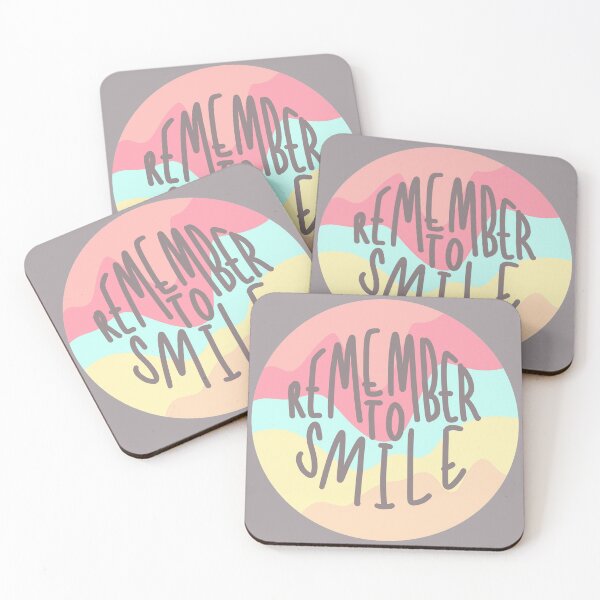 Item preview, Remember To Smile | Retro Pastel Quote designed and sold by CarlosAlberto.