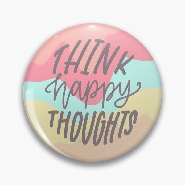 Item preview, Think Happy Thoughts | Retro Pastel Quote designed and sold by CarlosAlberto.