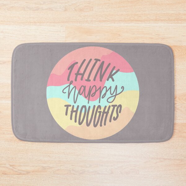 Item preview, Think Happy Thoughts | Retro Pastel Quote designed and sold by CarlosAlberto.