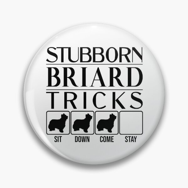 Item preview, Stubborn Briard Tricks / Stubborn Dog Tricks, Briard, funny gift idea designed and sold by HEJAshirts.