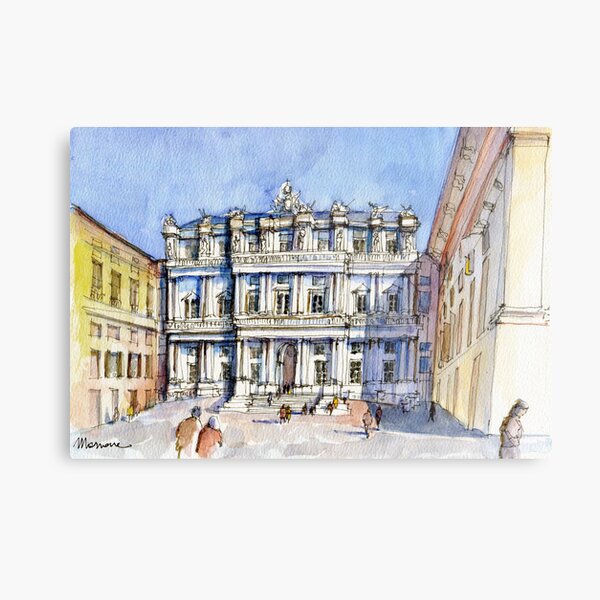 Palazzi Ducale a Genova- color version Metal Print