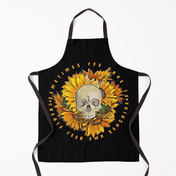 Item preview, Sunflower Skull Sunshine, Create your own sunshine designed and sold by NeoSkullArt.