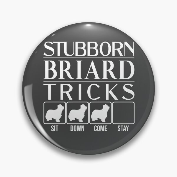 Item preview, Stubborn Briard Tricks / Stubborn Dog Tricks, Briard, funny gift idea designed and sold by HEJAshirts.