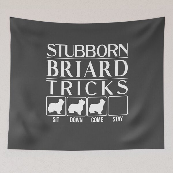 Item preview, Stubborn Briard Tricks / Stubborn Dog Tricks, Briard, funny gift idea designed and sold by HEJAshirts.