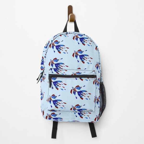 Item preview, Snazzy Betta ~ Red and Blue designed and sold by Clare Wuellner.