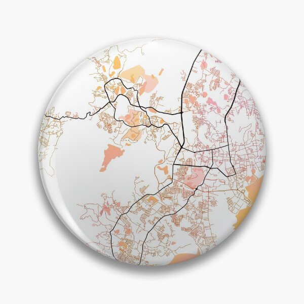 Item preview, Phuket Thailand Street Map Color designed and sold by IvonDesign.
