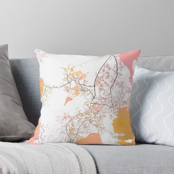 Item preview, Phuket Thailand Street Map Color designed and sold by IvonDesign.