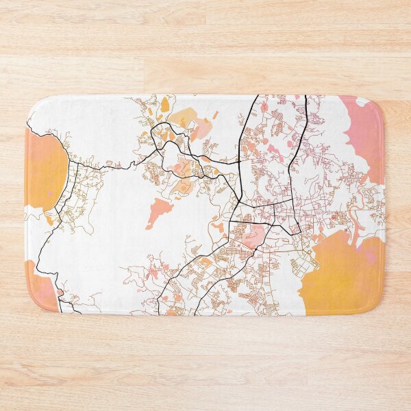 Item preview, Phuket Thailand Street Map Color designed and sold by IvonDesign.