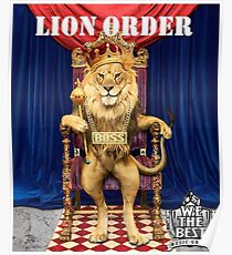 Dj Khaled Lion Order parody Poster