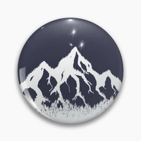 Item preview, Night court sigil - white designed and sold by Messy Confetti.